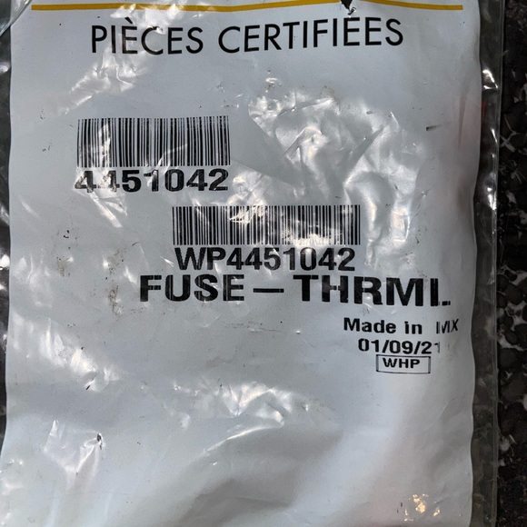 Other New Wp445142 Range Oven Stove Thermal Fuse Ap6009404 Ps11742563